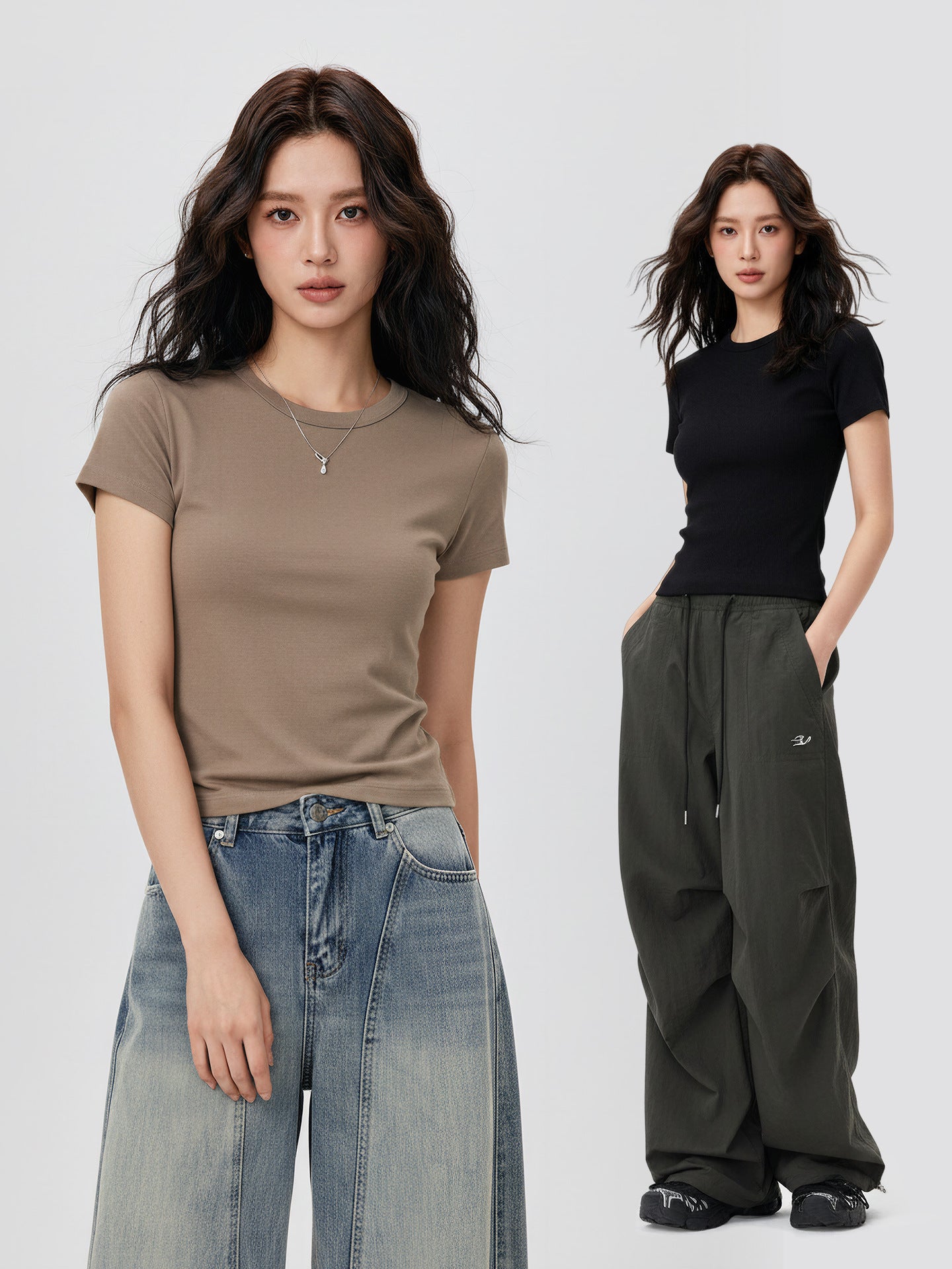 Womens Slim Fit Cotton Tshirt