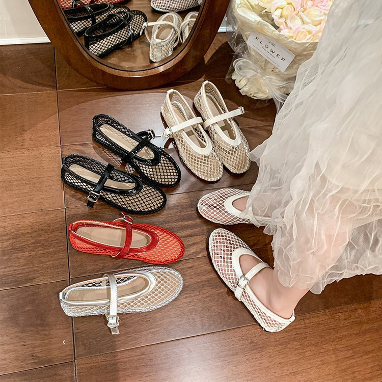 Womens Mary Jane Flat Sandals