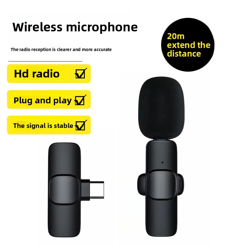Wireless lavalier microphone