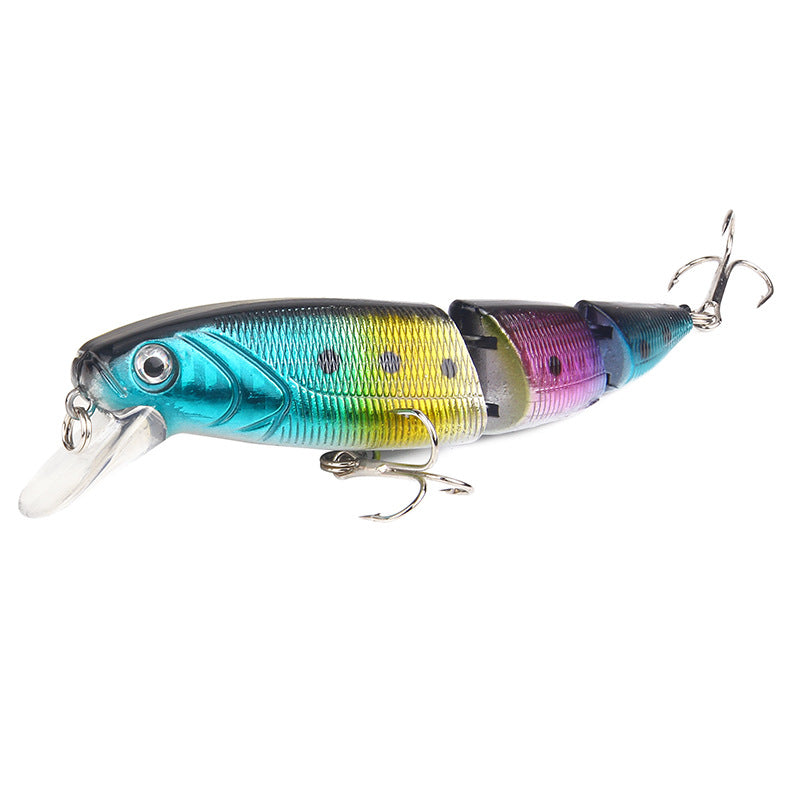 8-Color Colorful Three-Section Lure  Fishing Gear Products
