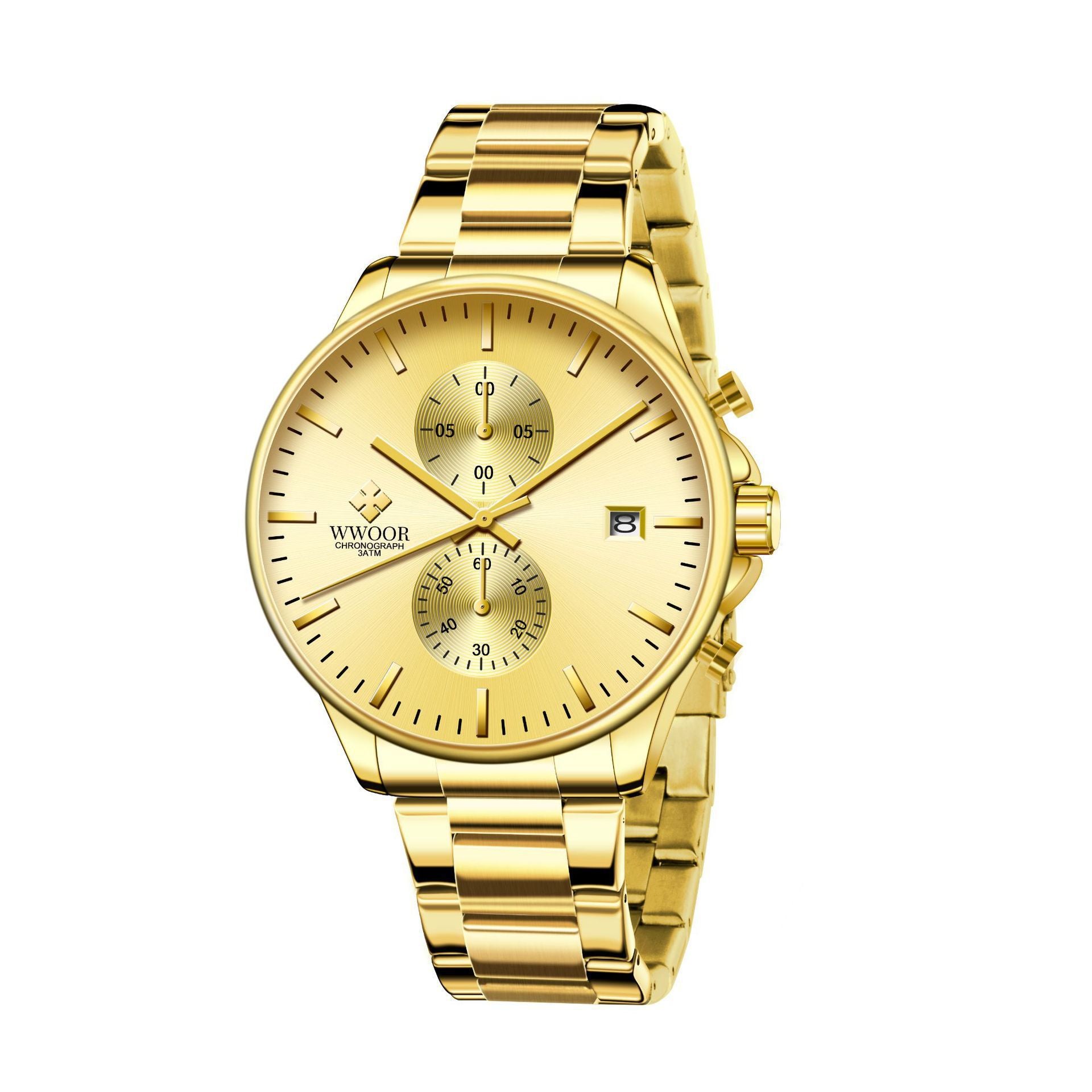 Mens Stainless Steel Quartz Watch