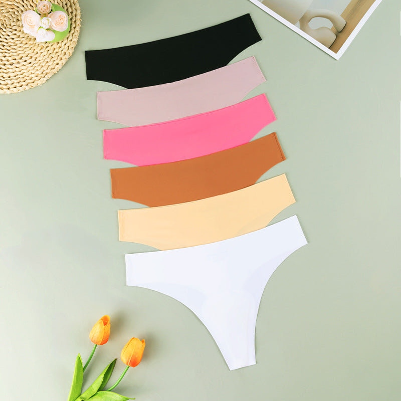 Seamless Yoga Underwear with Cotton Lining