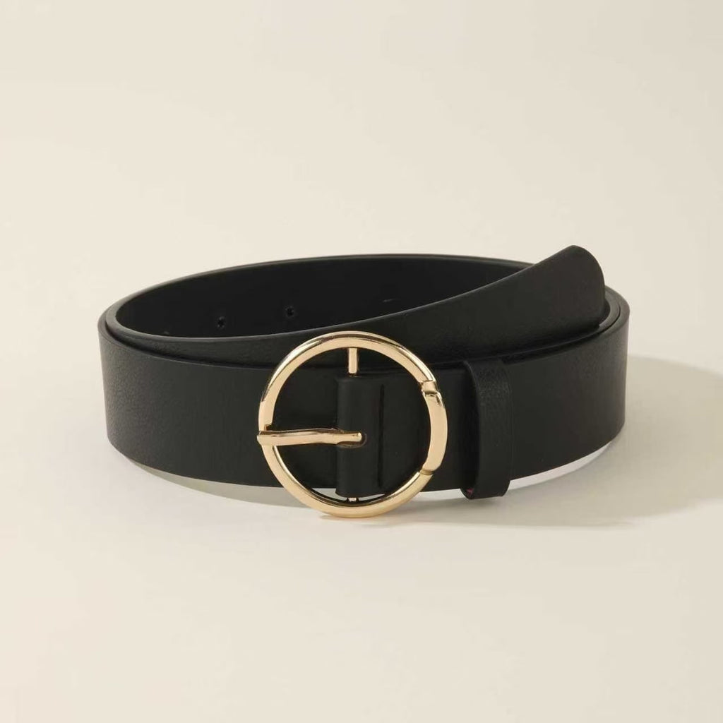 Women's fashionable and versatile buttoned waistband