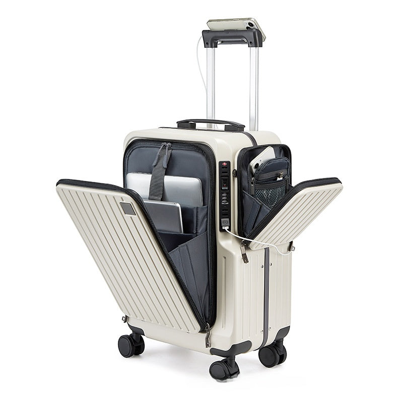 Front opening luggage compartment
