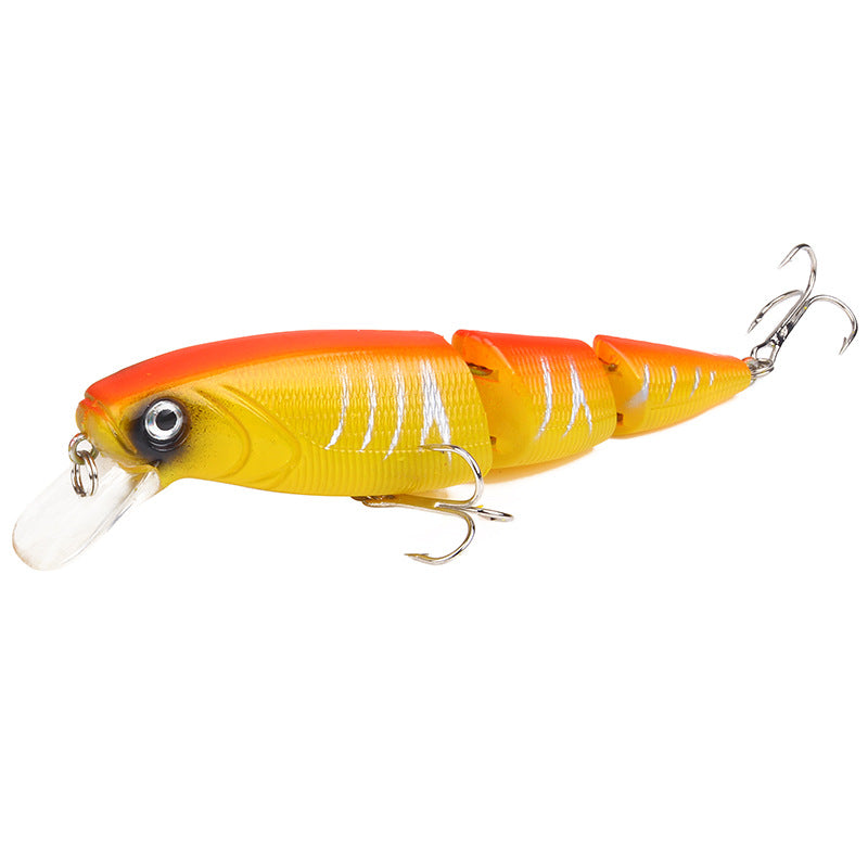 8-Color Colorful Three-Section Lure  Fishing Gear Products