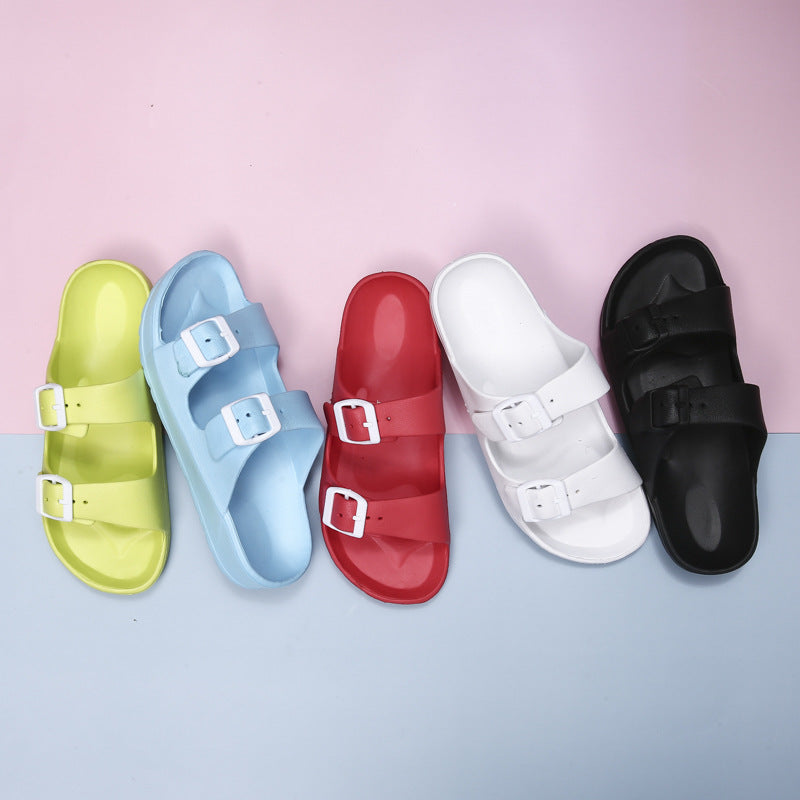 Womens Adjustable Strap Jelly Sandals