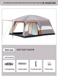Automatic Two Room Camping Tent for Family Outdoor Use