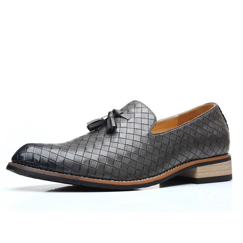 Mens Casual Tassel Loafers Slip On Shoes