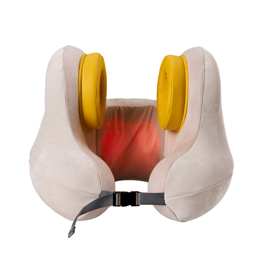 Bluetooth Music Massage U-Shaped Travel Pillow