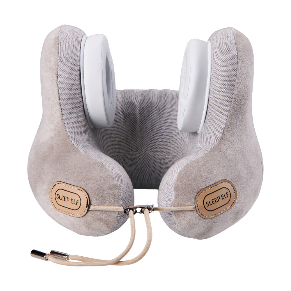 Bluetooth Music Massage U-Shaped Travel Pillow