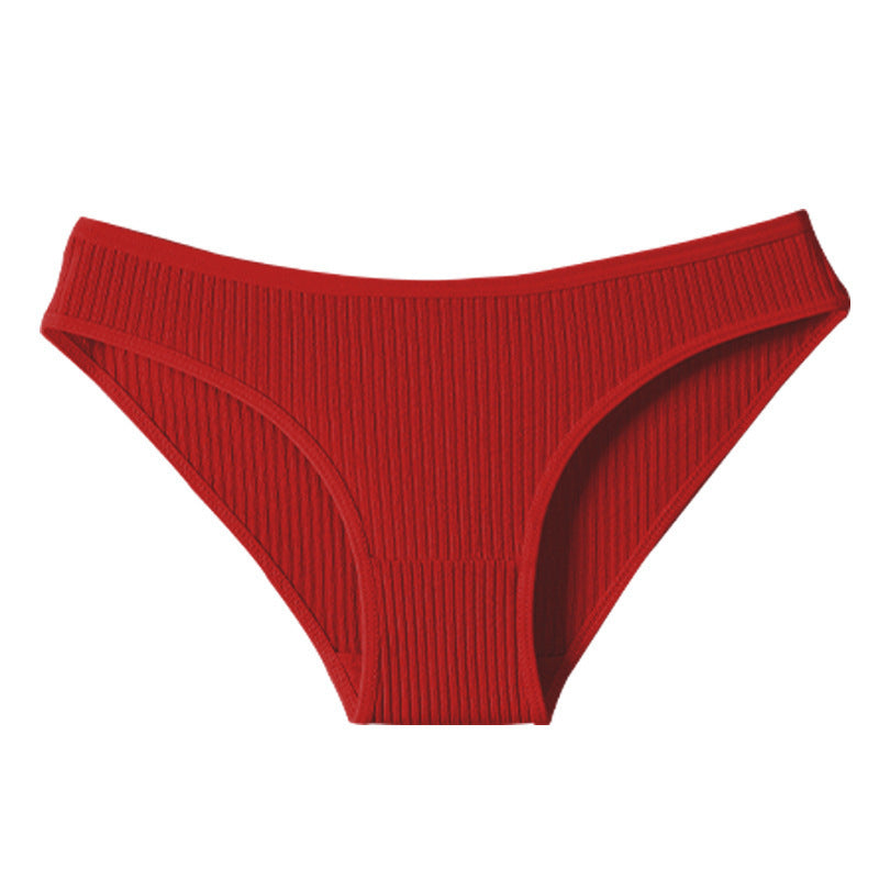 Womens Ribbed Cotton Underwear