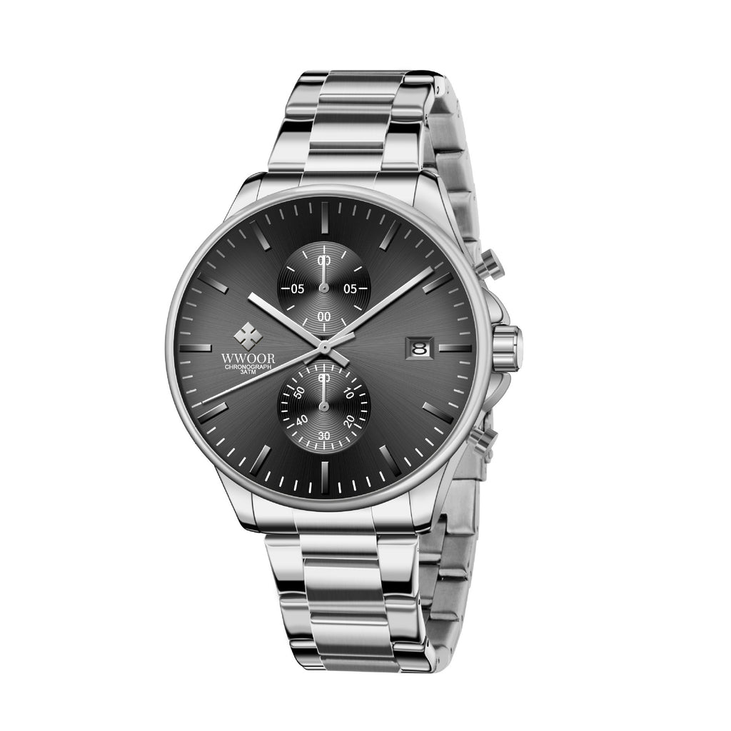 Mens Stainless Steel Quartz Watch