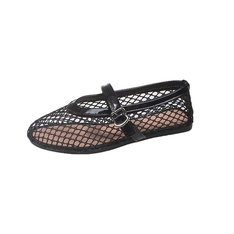 Womens Mary Jane Flat Sandals