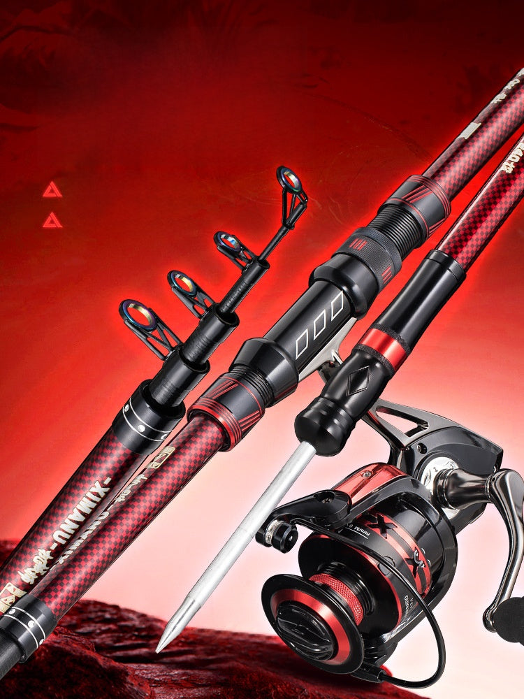 Carbon Fiber Sea Fishing Rod with Reel
